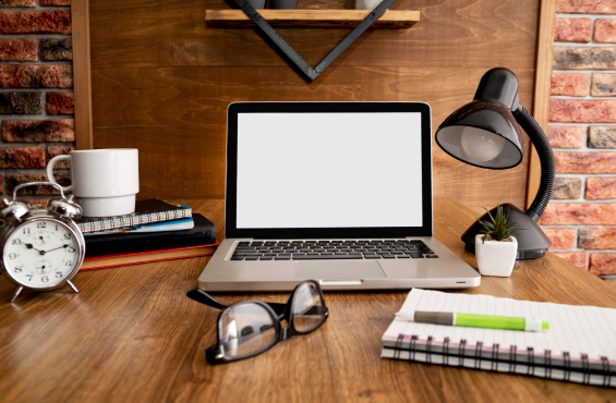 Laptop workspace
